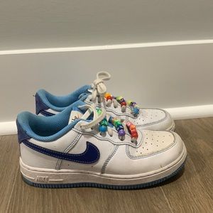 Kids Blue Nike Shoes